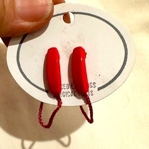 Super Cute Old Fashion Phone Earrings Vintage!